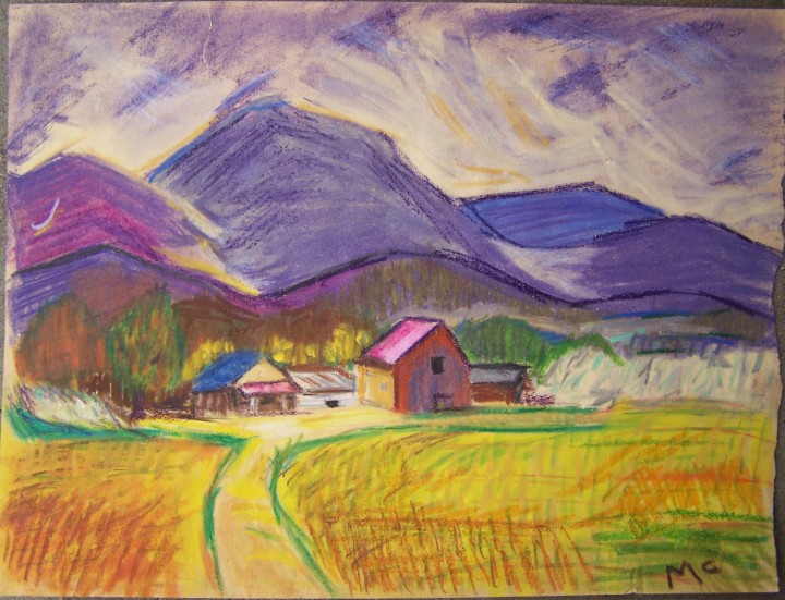 early pastel from book