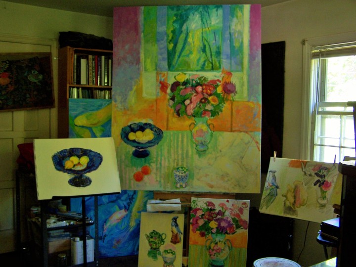 studio with painting and studies.jpg